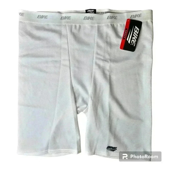 NWT BIKE ATHLETIC CPS STYLE 7625 COMPRESSION PERFORMANCE SHORT WHITE 2XL - Picture 1 of 6